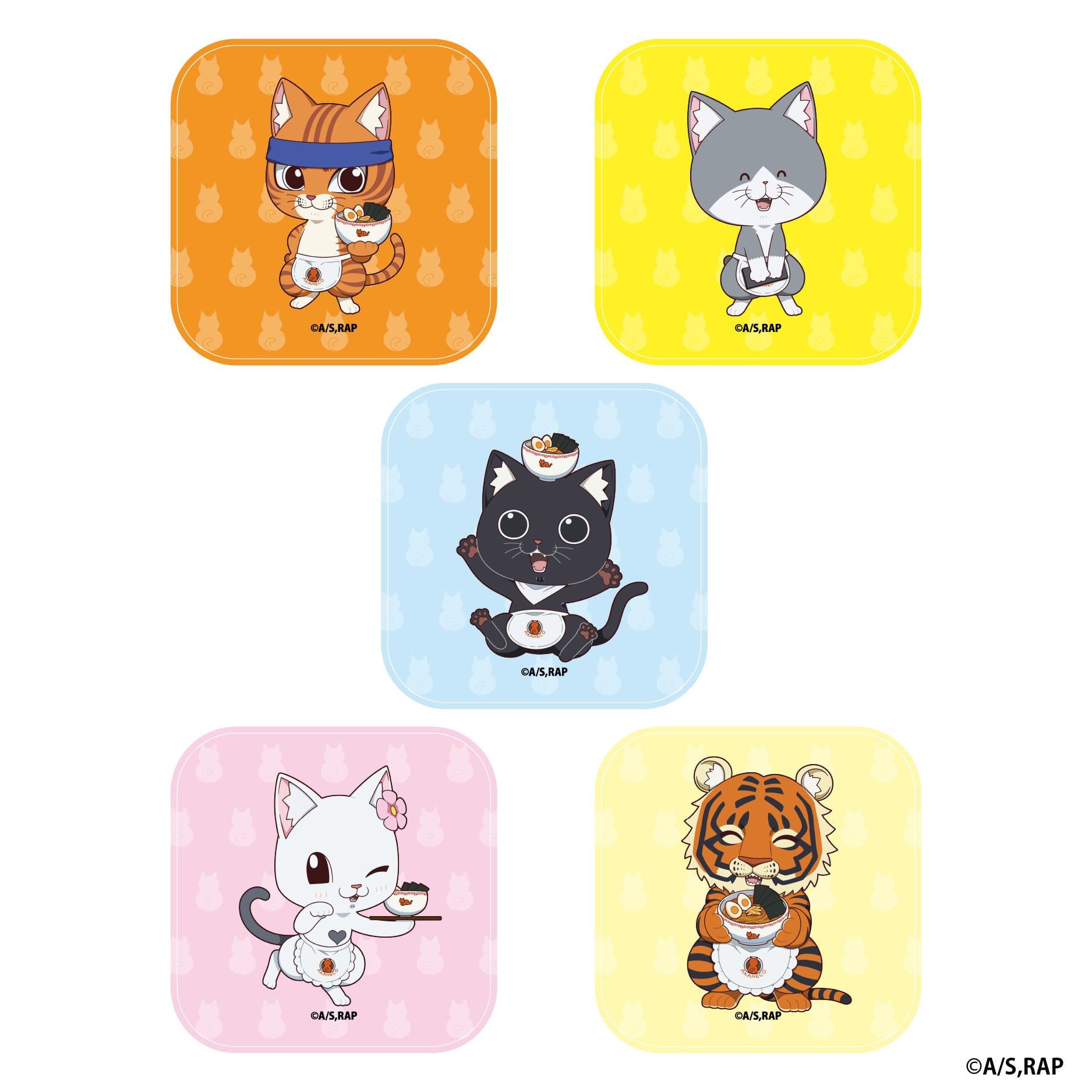 TVアニメ『ラーメン赤猫』× 壱角家 コラボ限定 ハンドタオル