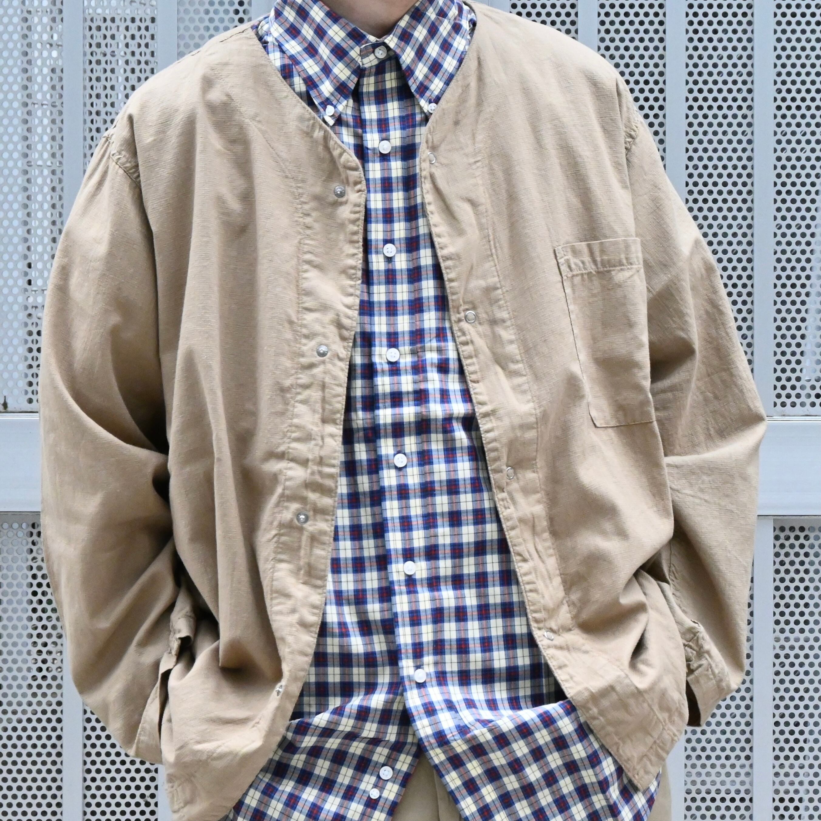 70's Deadstock U.S.Army sleeping shirt overdyed khaki アメリカ軍 ...