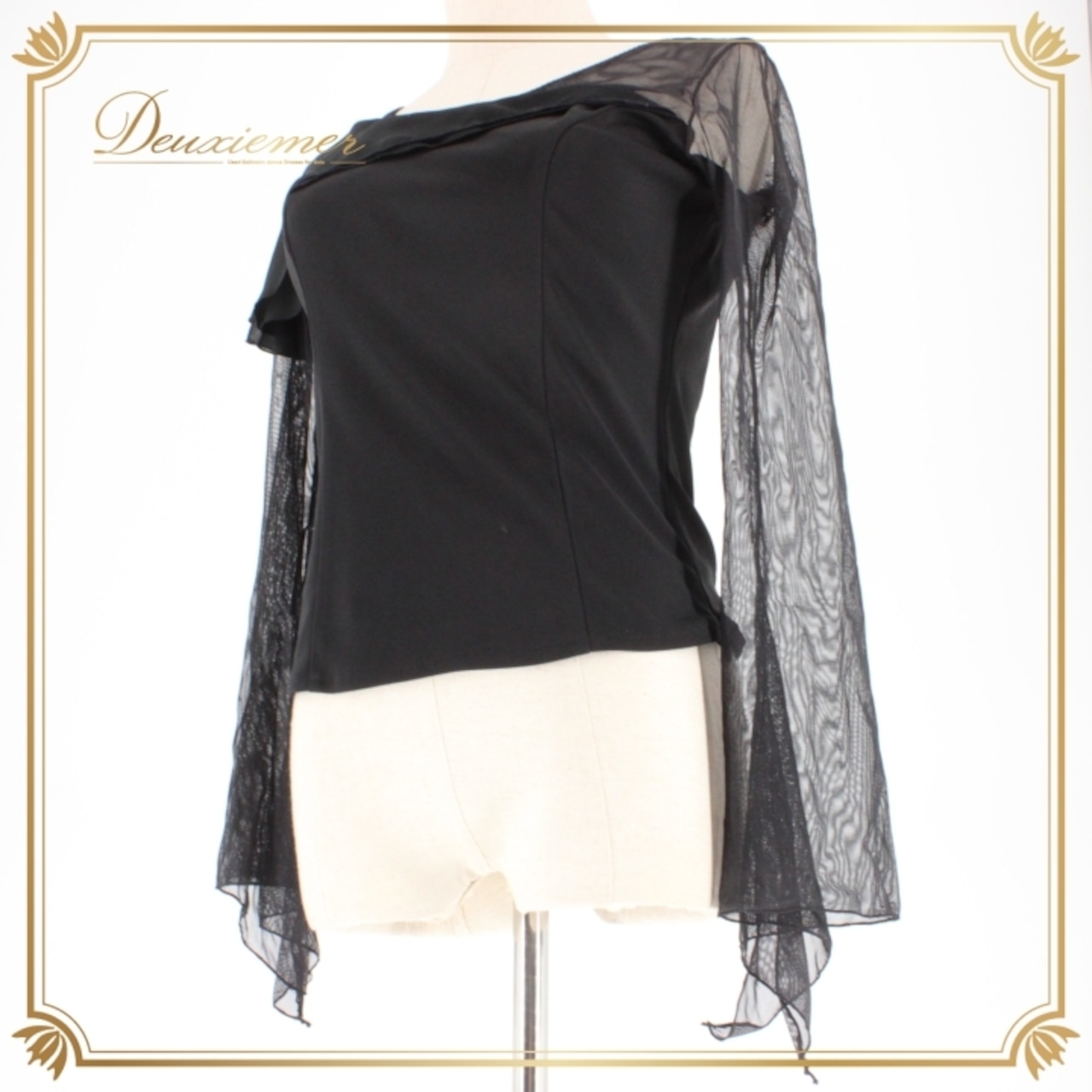 社交ダンス 衣装 スタンダード トップス レッスンウェア レディース PASTIME パスタイム 黒 ブラック系 長袖 レース 練習着 フォーマル エレガント シンプル アシンメトリー ファスナー 通気性 伸縮性 日本製 おしゃれ レディス ダンスウェア スポーツウエア クラシック 制服 ダンスレッスン フォーマルウェア