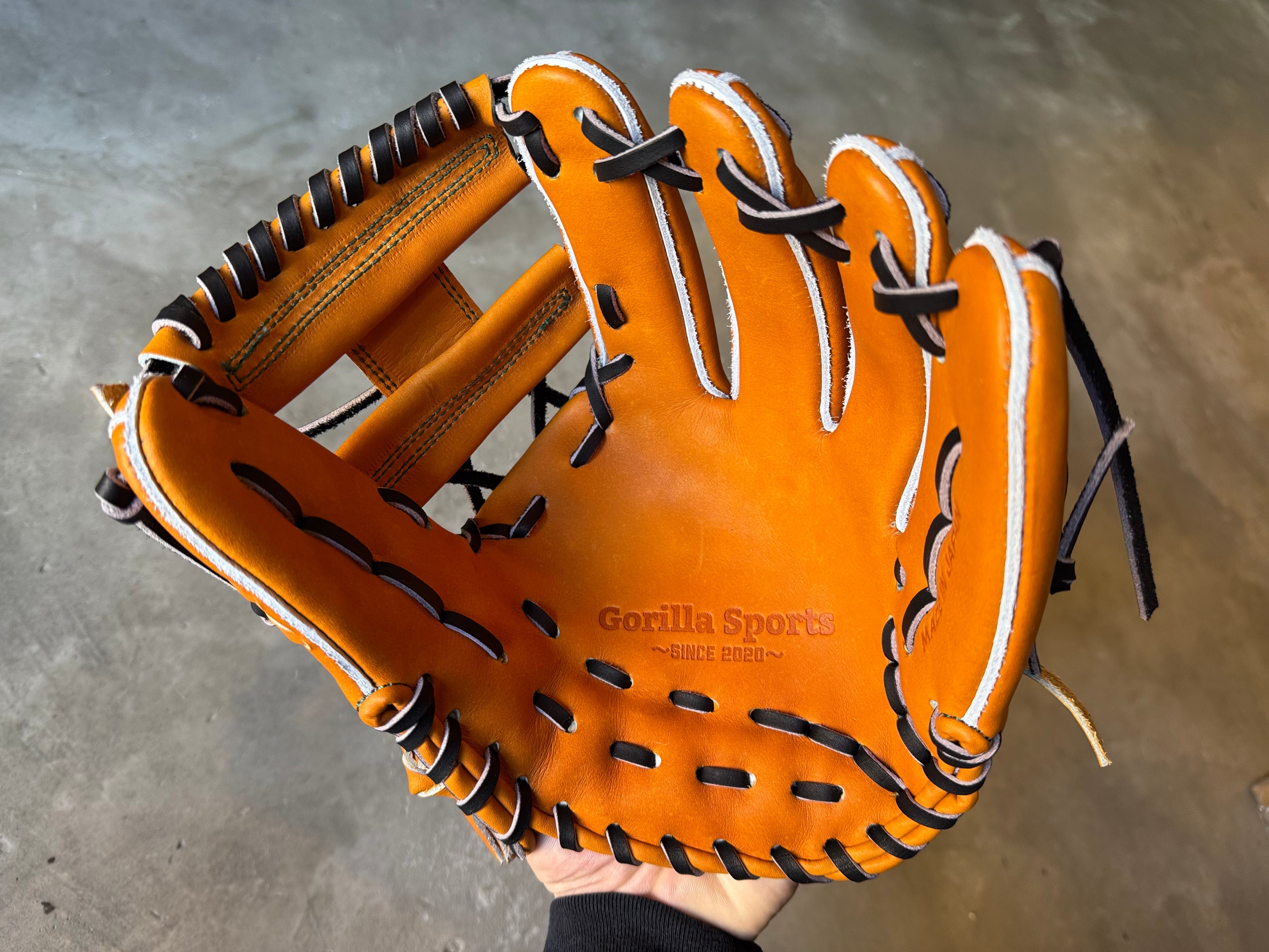限定モデル【GS】硬式用グローブ 内野手当て挟み型5ミリアップ コルク