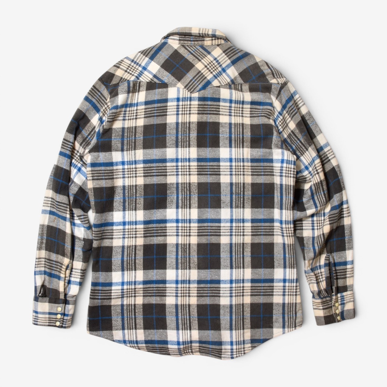 90s DAKOTA USA製 ヘビーフランネル チェック ウエスタンシャツ