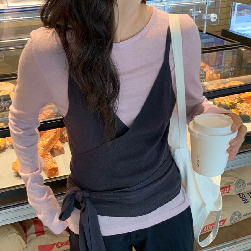 【2-piece】bustier & cut and sew J00007