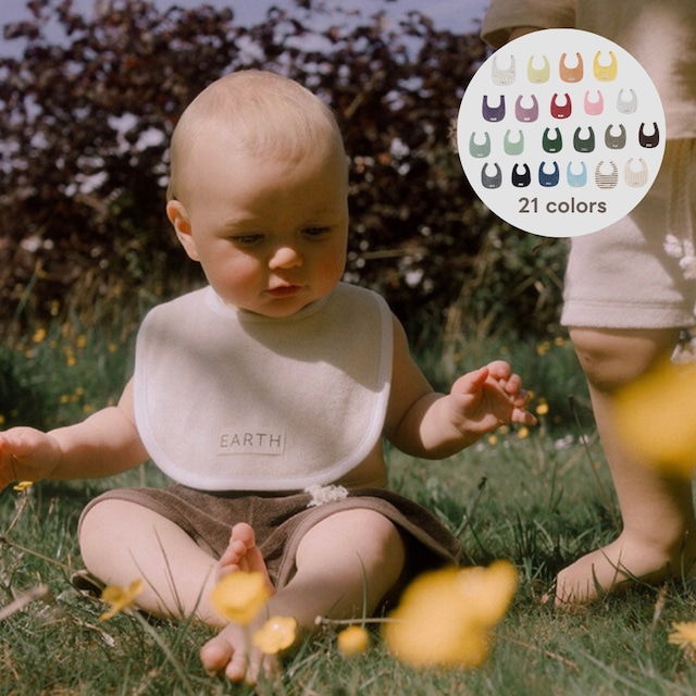 予約【EARTH THE ARCHIVE】Organic Bib - 21色 / 11月上旬入荷予定分