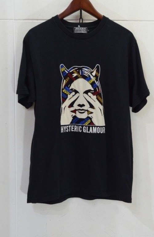 HYSTERIC GLAMOUR SEE NO EVIL 刺繍 TEE