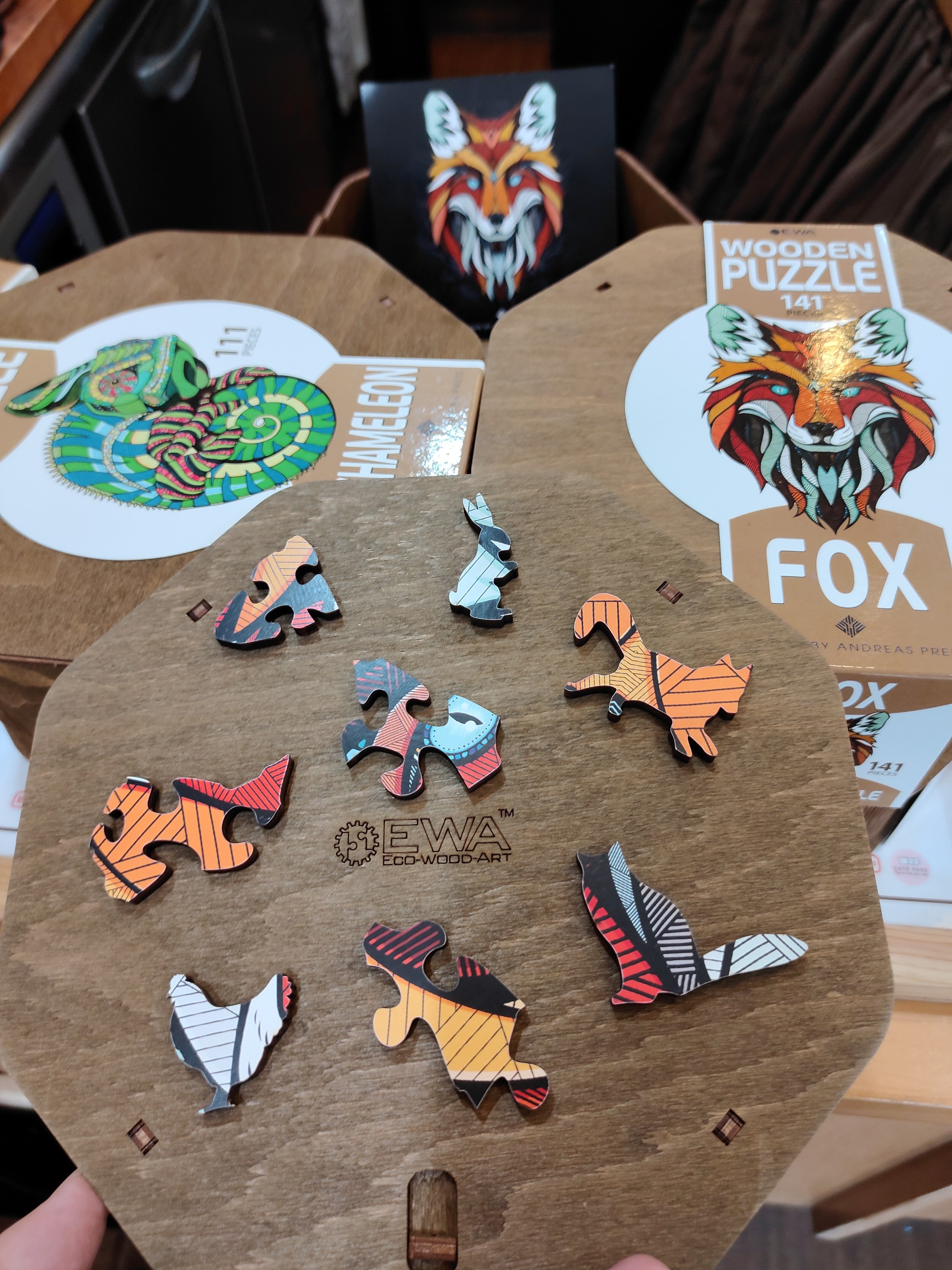 WoodenPuzzle FOX | COFFEESTAND seedvillage