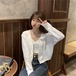 ✞ ニットトップス セーター カーディガン ロング スウィート ✞ゴスロリ SM ミリ 甘ロリ クラロリ 和ロリ エレガント 黒ロリ 姫ロリ 華ロリ BB-BB37852031091