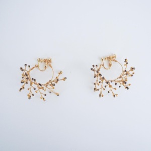 霞草 フープ(ブラック×ゴールド)