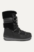 【MOON BOOT】 shell rubber and wool snow ブーツ 220100063