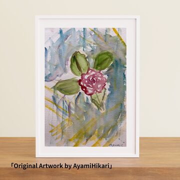 水彩画・原画】水田の家 House on the rice paddies | PAY ID