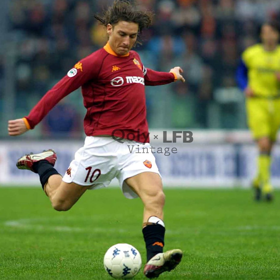 USED】ローマ 2002-03 Kappa ホーム長袖 ユニフォーム #10 TOTTI