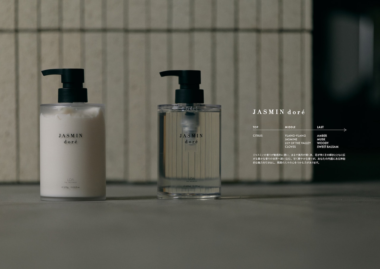 【LOA THE  SHAMPOO/ロアオイル/送料無料/正規販売店】JASMIN dores（ジャスミンドレ）400ml　ロアザオイル