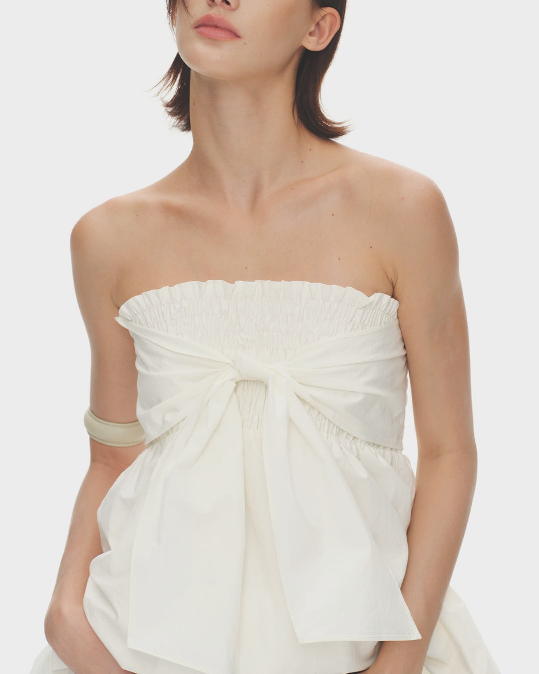 2way Ribbon Bustier Dress