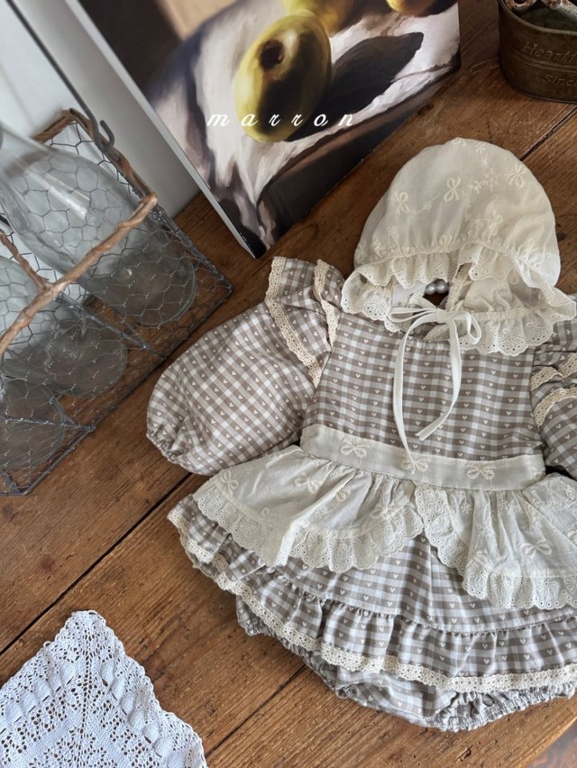 〖 即納 〗2025 秋新作 MARRON マロン メロディロンパース