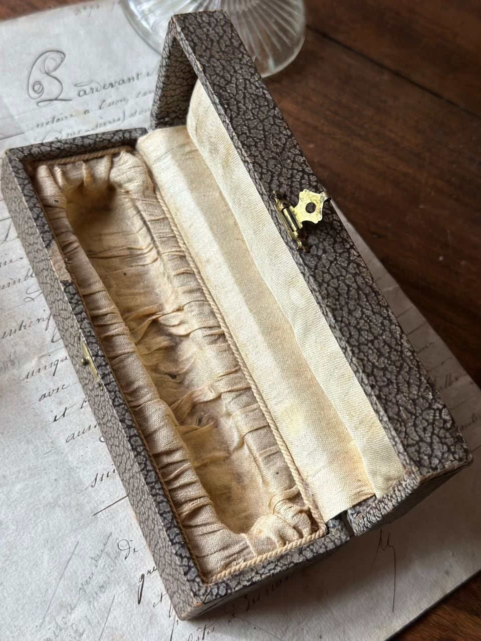 シュガートング 箱付き シルバープレート シェル型 | Brocante de La