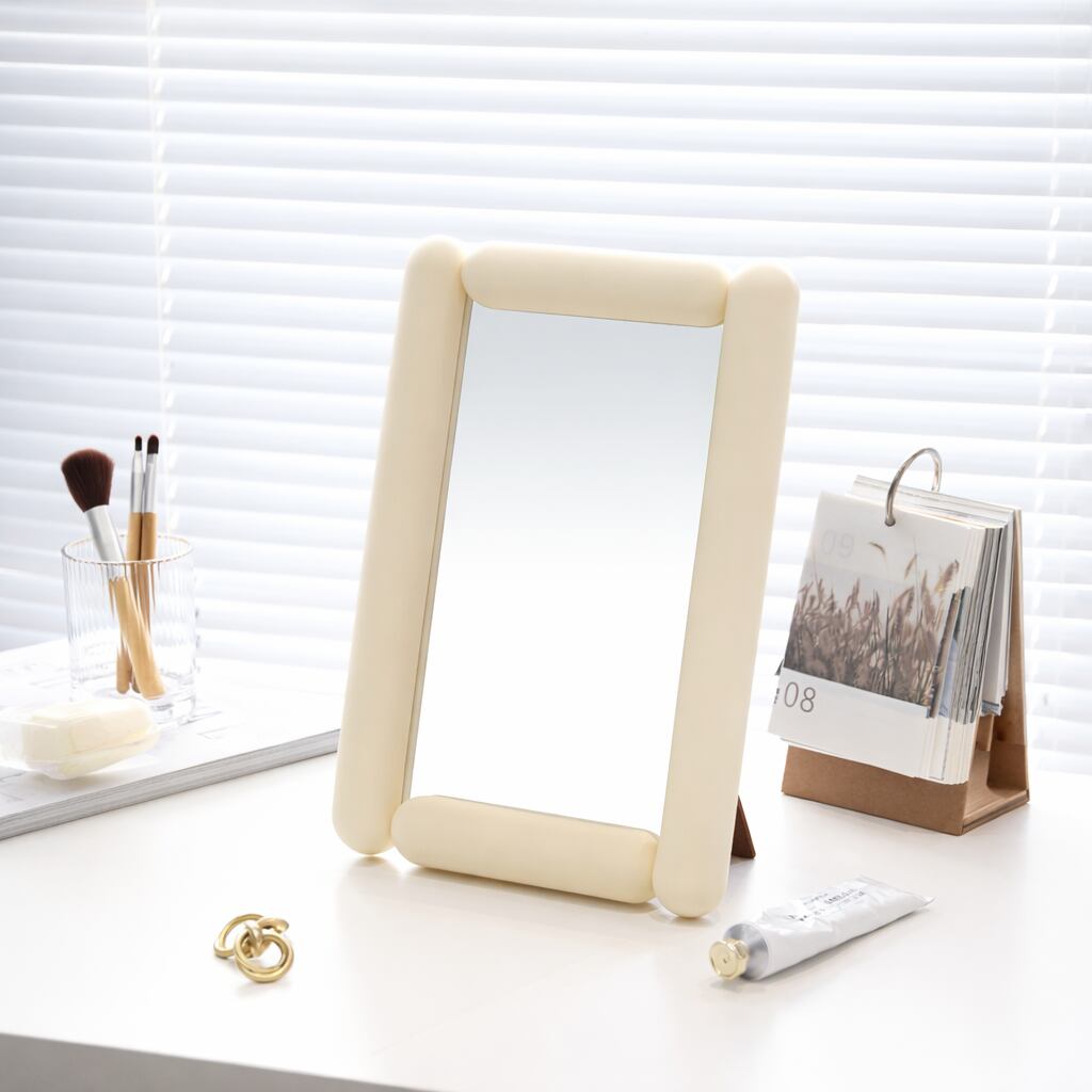 不規則フォルム デスクミラー(四角)