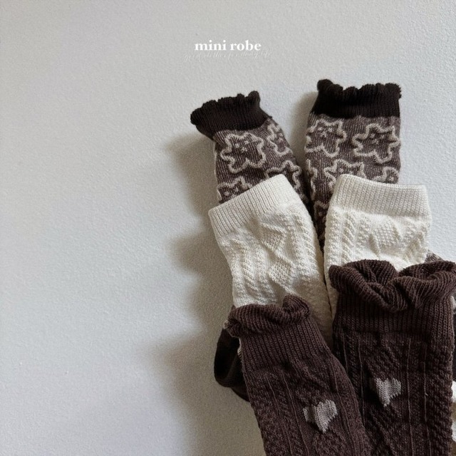 minirobe26su_Bear Socks Set