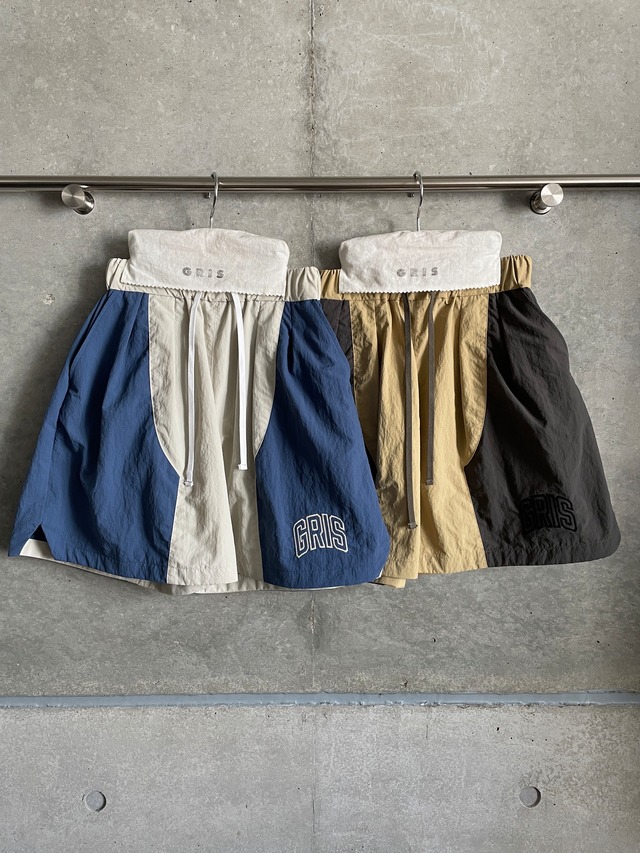 Nylon bi color shorts_L/XL