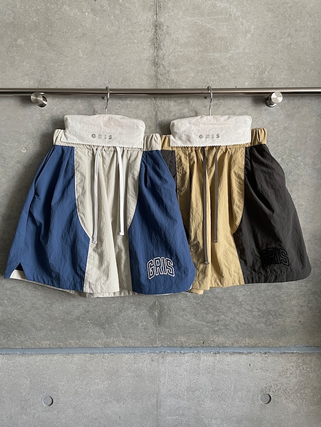 Nylon bi color shorts_L/XL