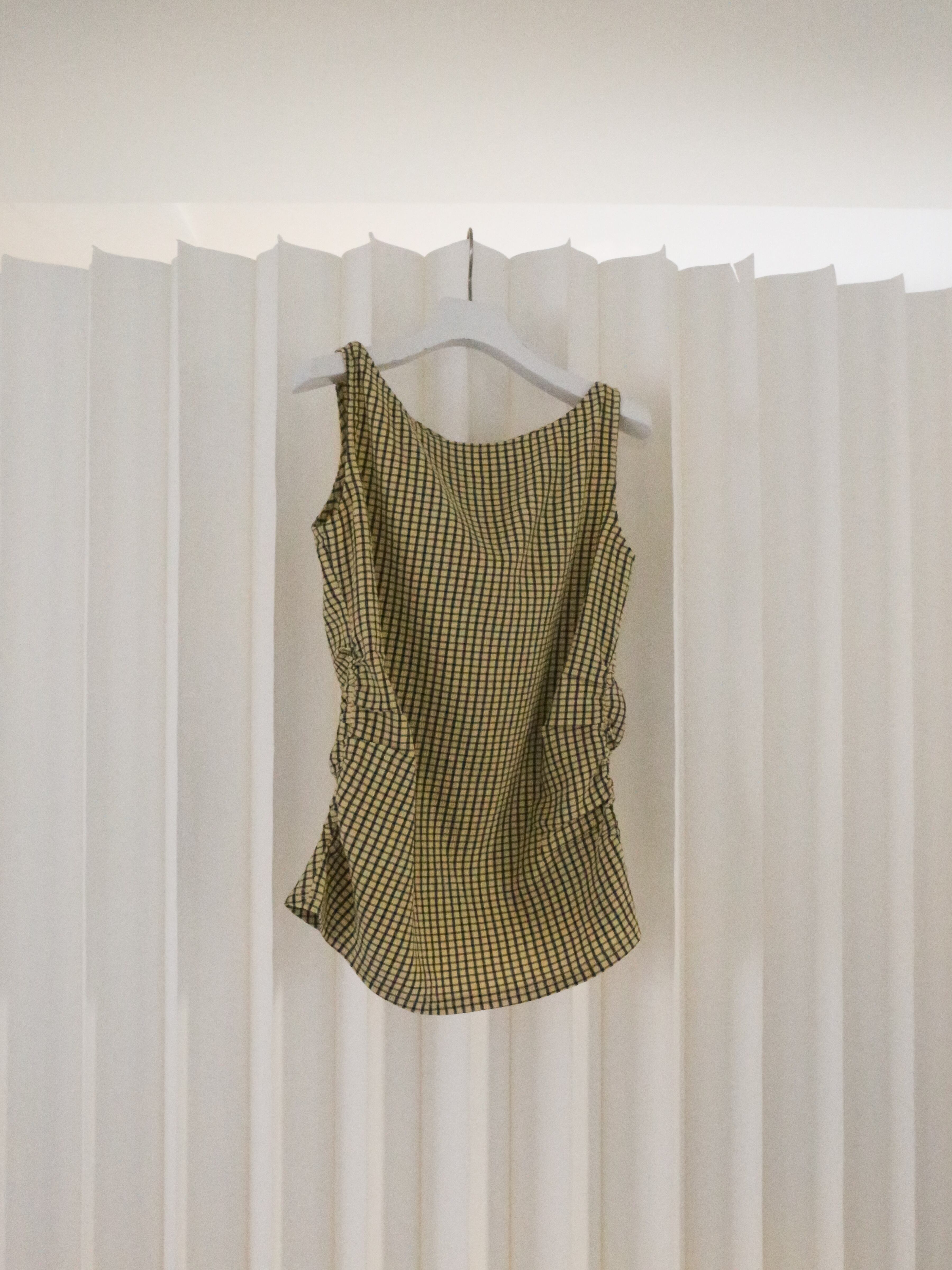 KATRIN TOKYO ボートネックチェックトップスM ピンク boat neck check tops | Katrin TOKYO