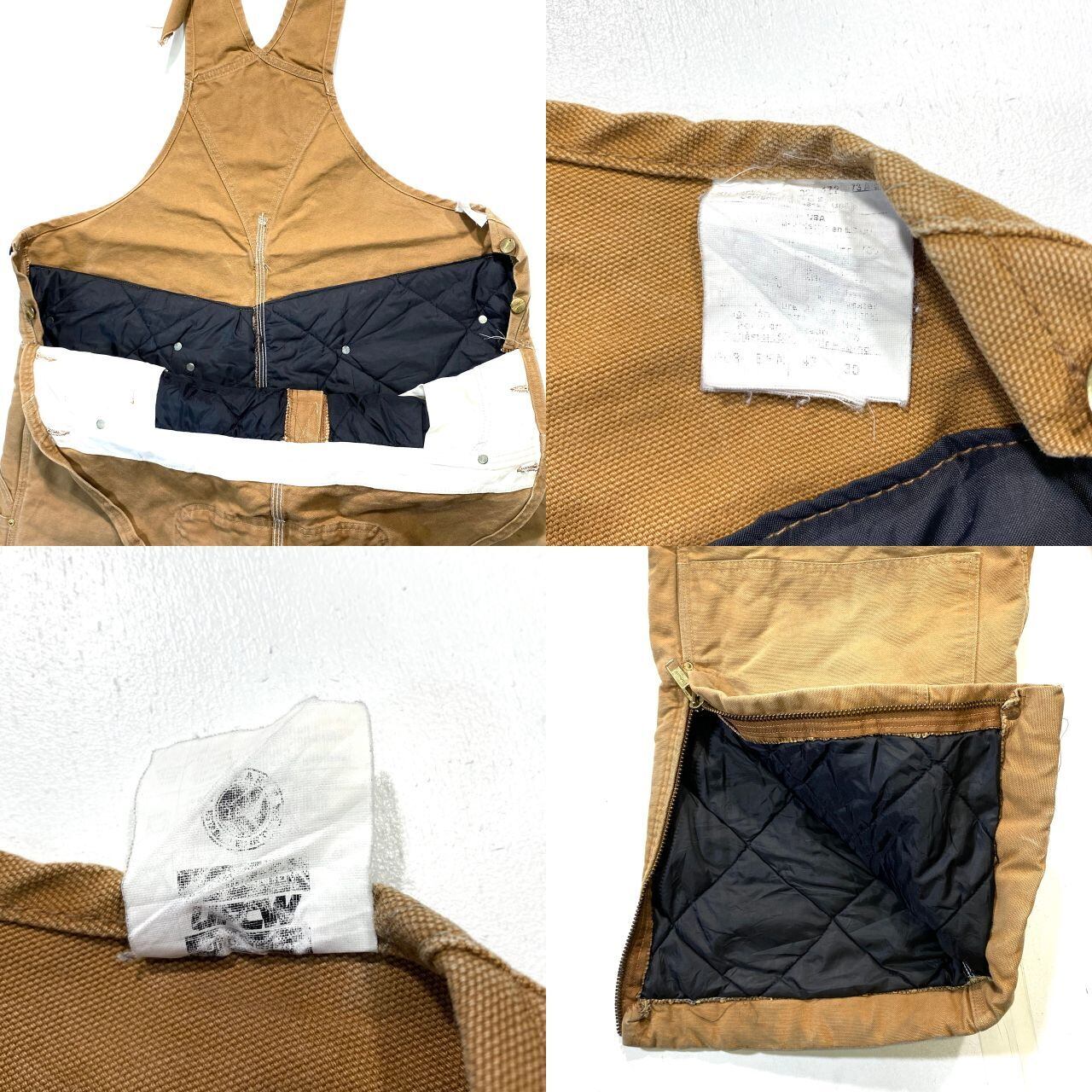 ビックサイズ！USA製 Carhartt カーハート ダック地 オーバーオール
