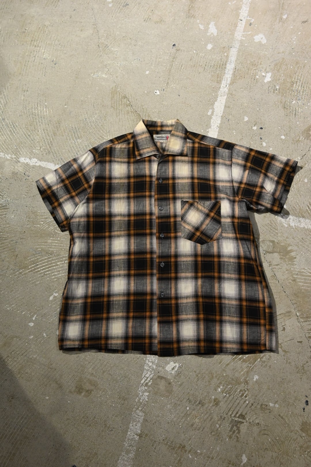90s bitch skateboards Plaid Flannel Zipup Shirt / ビッチスケート