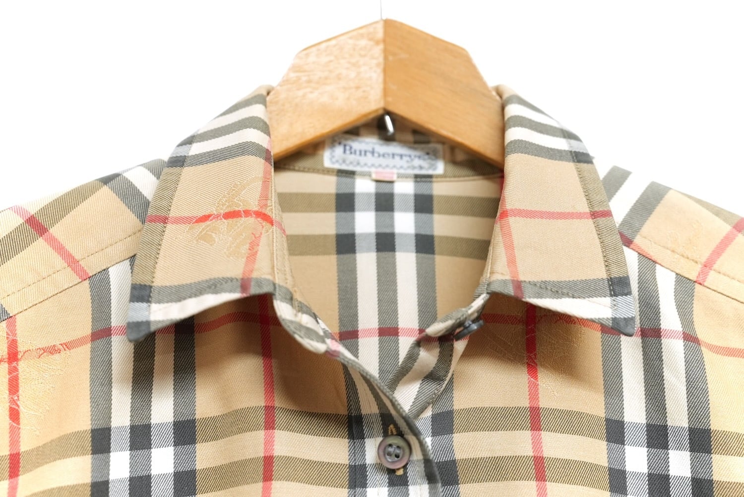 4148 Burberrys ヴィンテージバーバリー ノバチェック 長袖シャツ