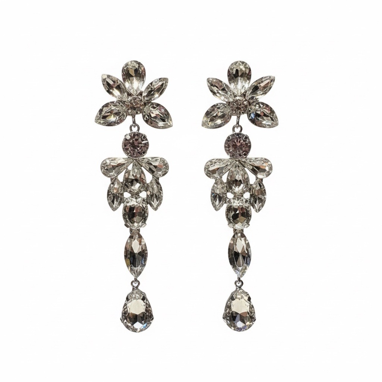 【Rental】デザインビジューイヤリング 画像1