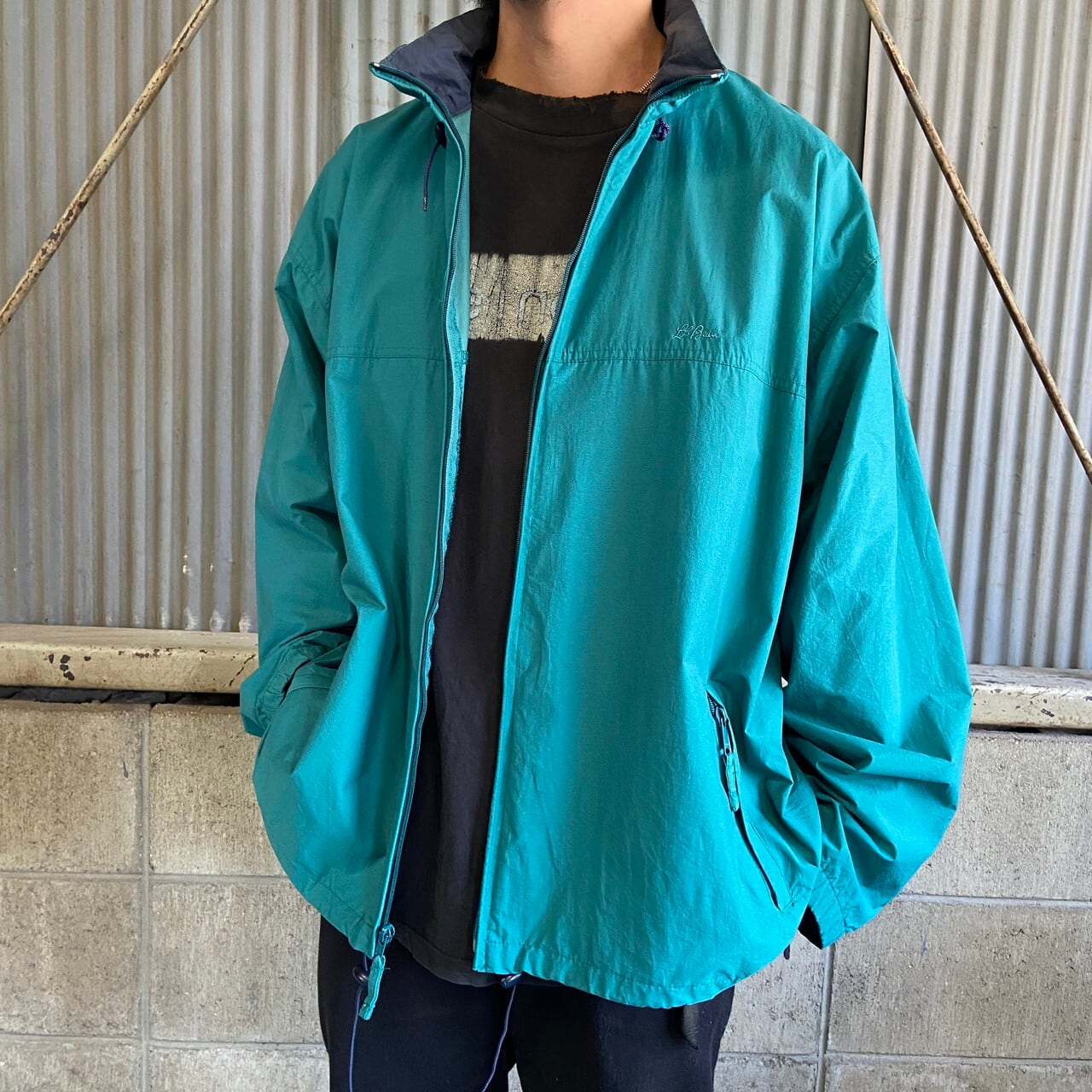 ビッグサイズ 90年代 L.L.Bean エルエルビーン 筆記体ロゴ 刺繍 