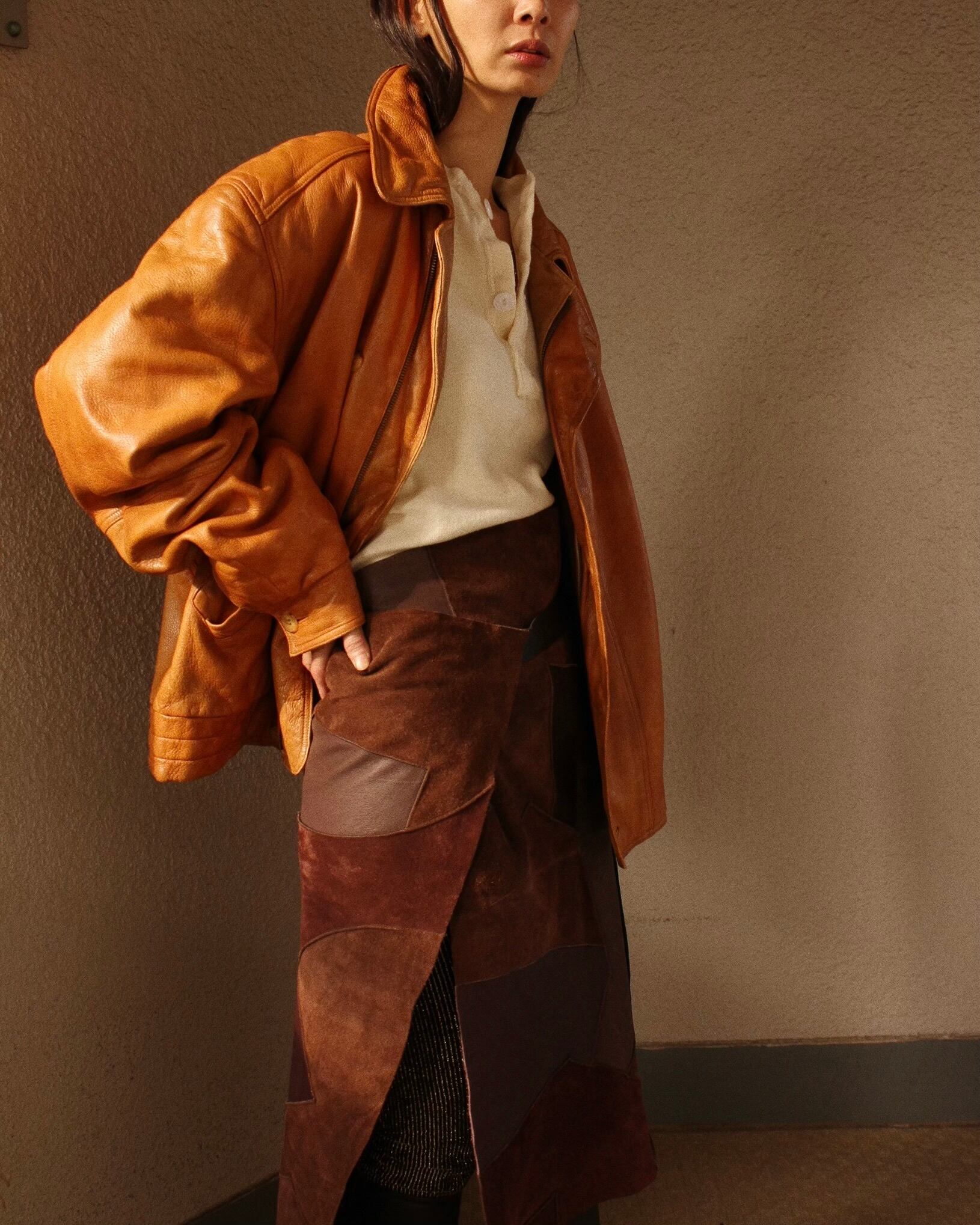 80s LOEWE leather blouson | sunnyvintage