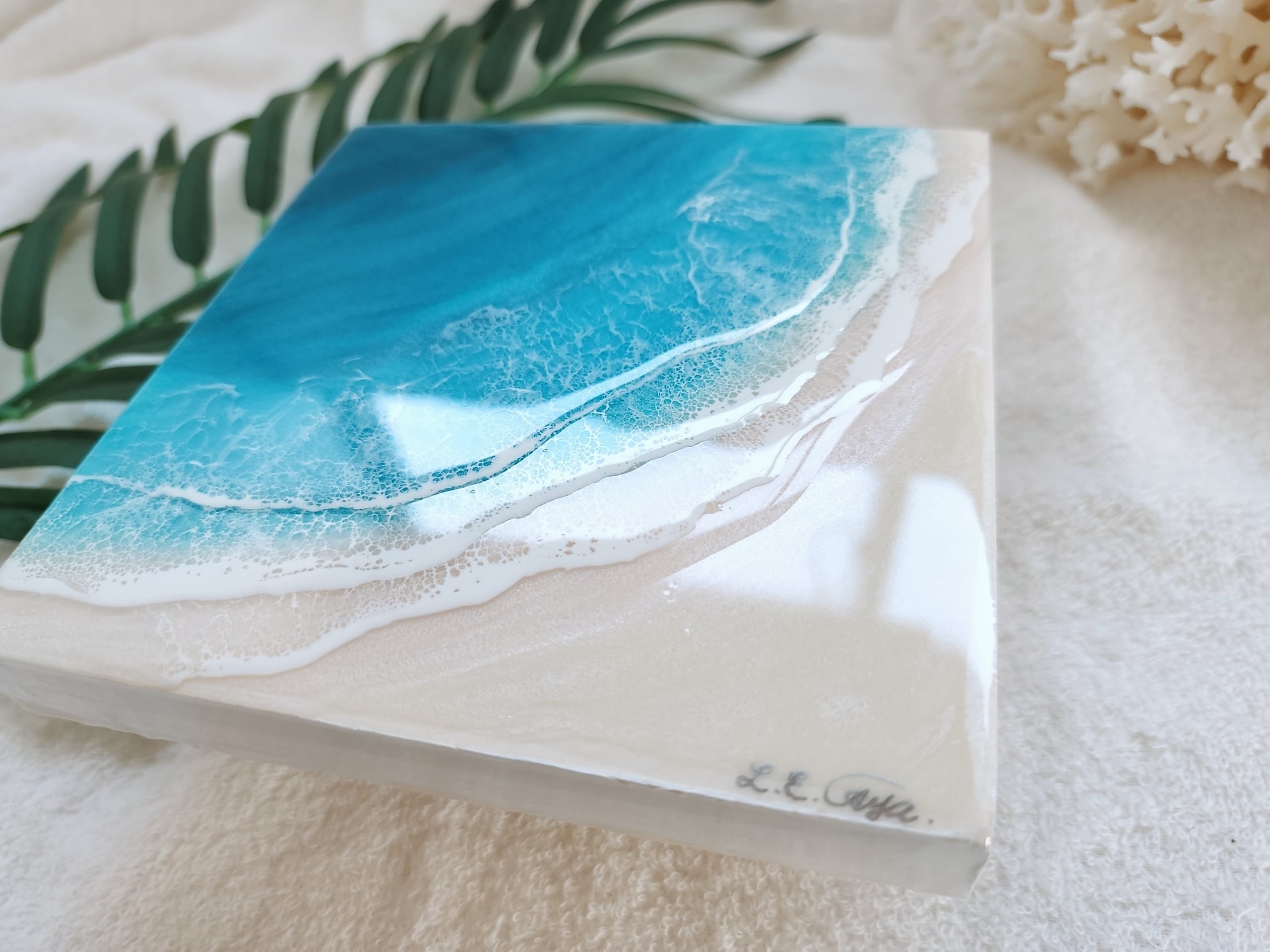 156.オーシャンレジンアート 3wave