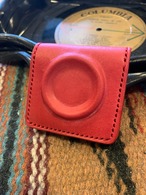 コンドームケース 手染めオレンジ Boobsleather