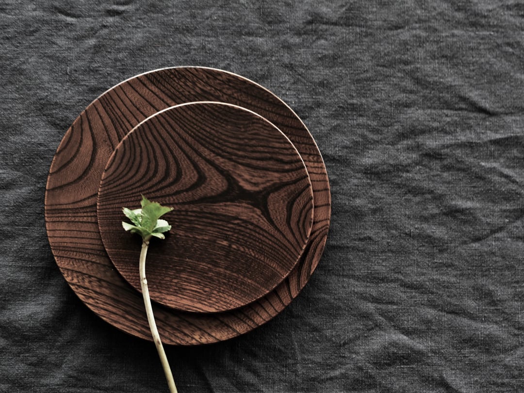 木のお皿 18㎝ | わたなべ木工芸WEB SHOP