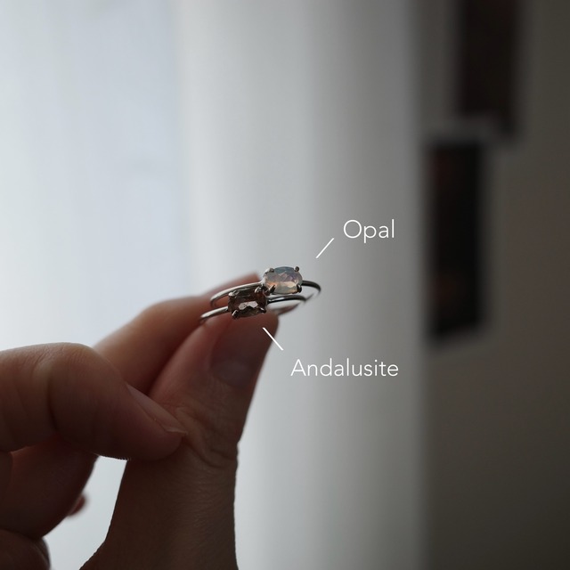 ［ 受注生産 ］2024001　Opal ring