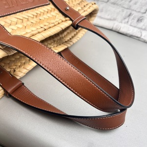 LOEWE ロエベ アナグラム ハンドバッグ ブラウン A-13484