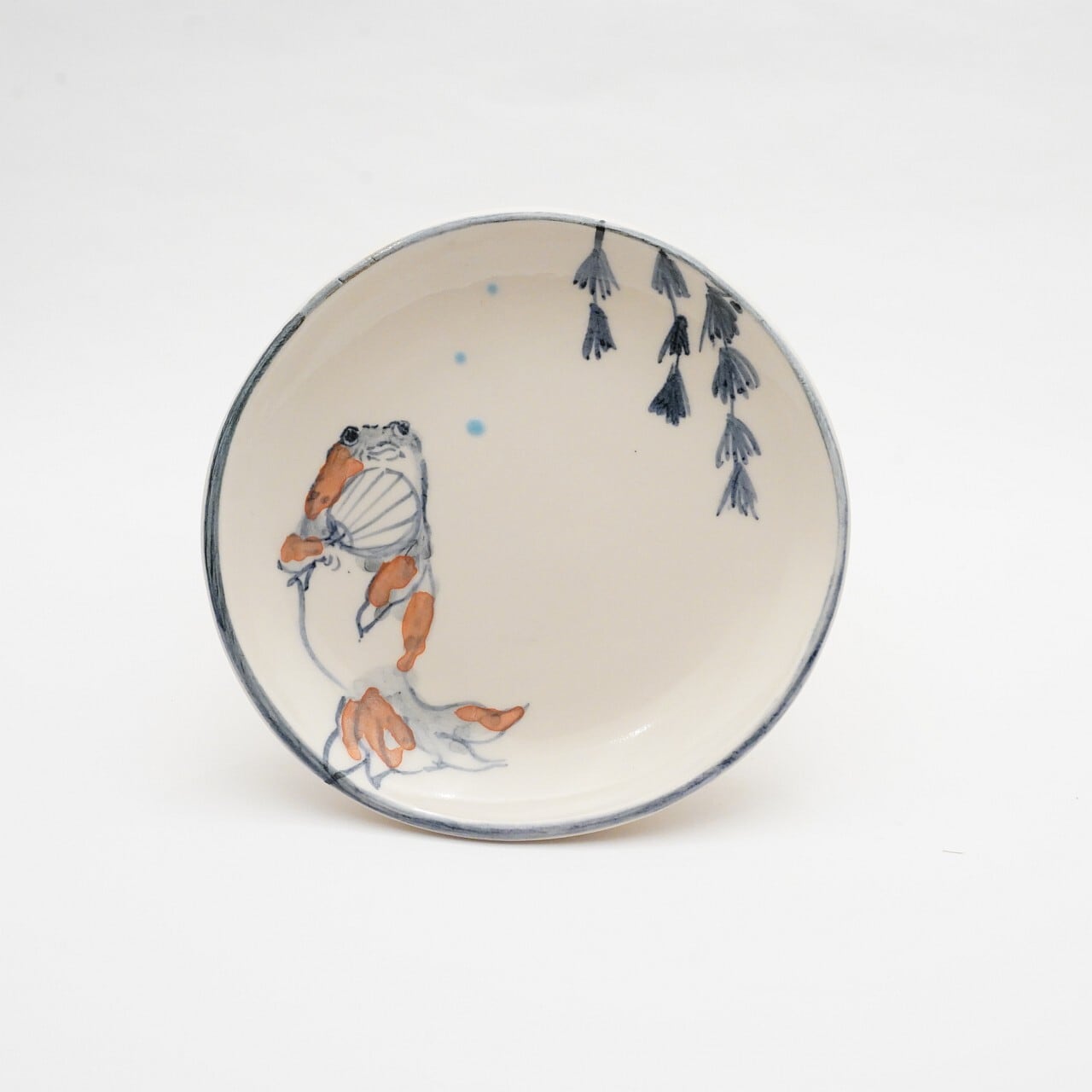 【陶彩工房Canoe】「おひとりさま」4寸皿 23-B