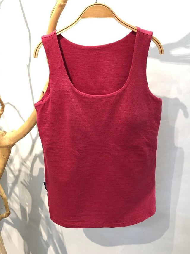 【S〜Lサイズ】タンクトップ Tank Top with Removable Pads