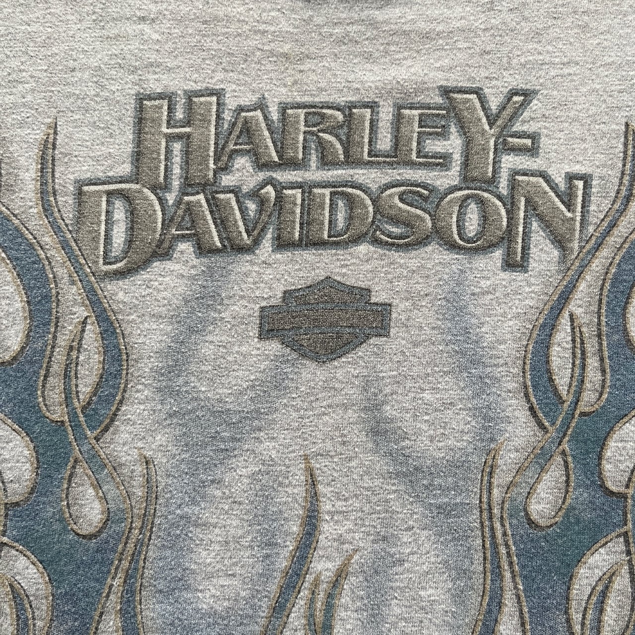 Harley Davidson 1999 Blue Flame Long Sleeves Tee | Vintage High Line