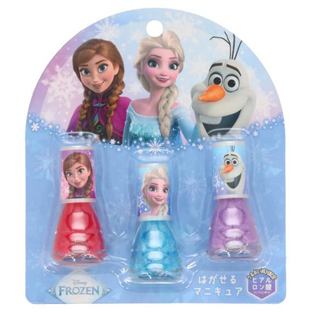 デイズニーはがせるマニキュア3本セットアナと雪の女王(5803058)