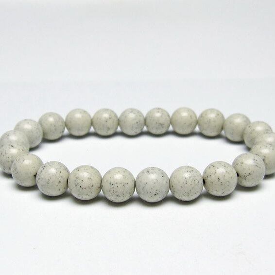 北投石 ブレスレット 9mm 一点物 メール便可 111-50278