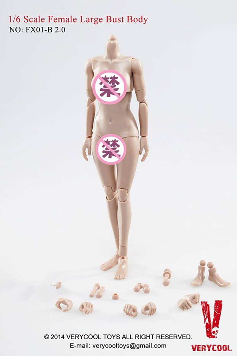 1 6 Verycool Fx01b 女性フィギュア用素体 ボディ フィギュアモール 1 6カスタムフィギュア通販サイト