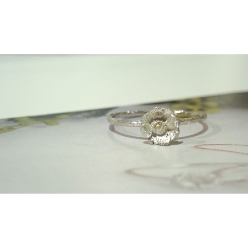 Anemone Silver Ring