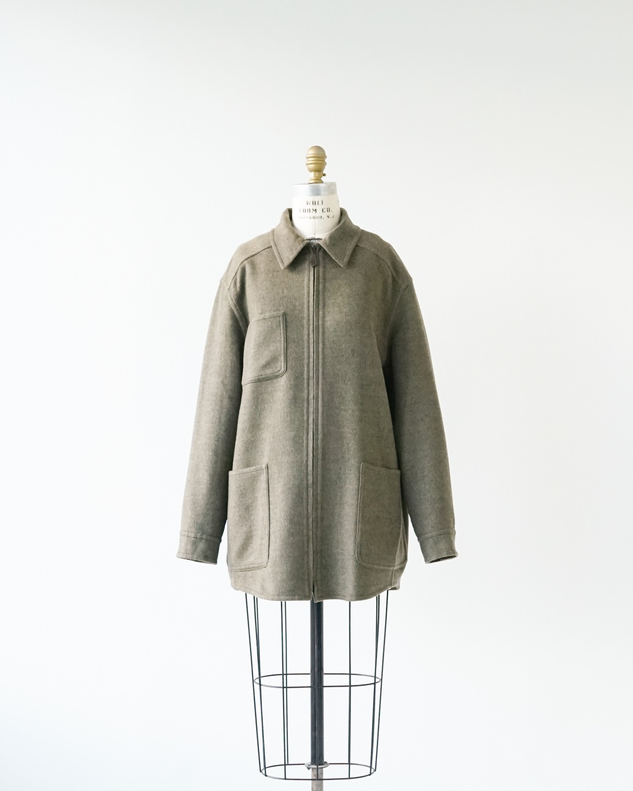 〈Hermès by martin margiela〉Cashmere zip jacket