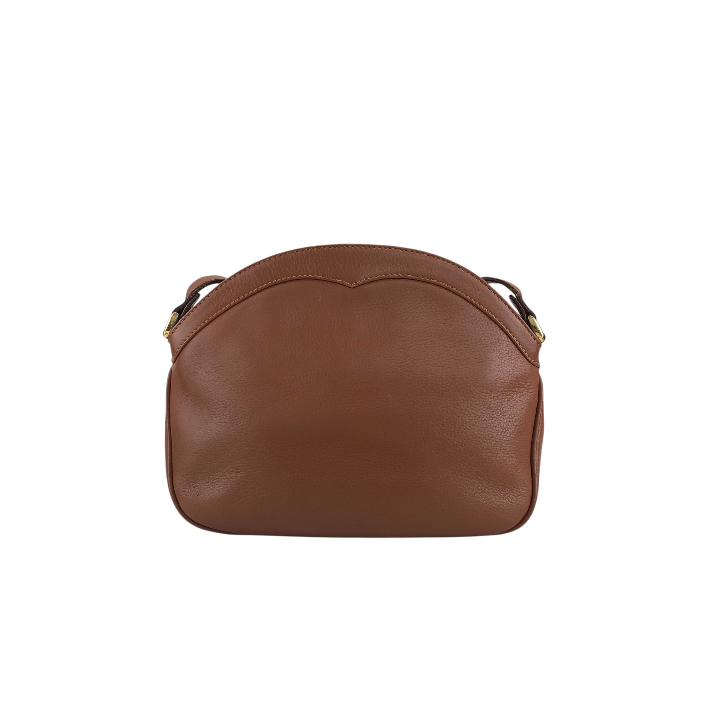 CELINE セリーヌ ショルダーバッグ ブラウン ブラゾン レザー vintage