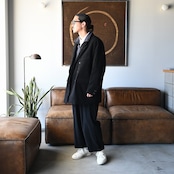 THE DAY / MOLESKIN PLEATED TROUSERS