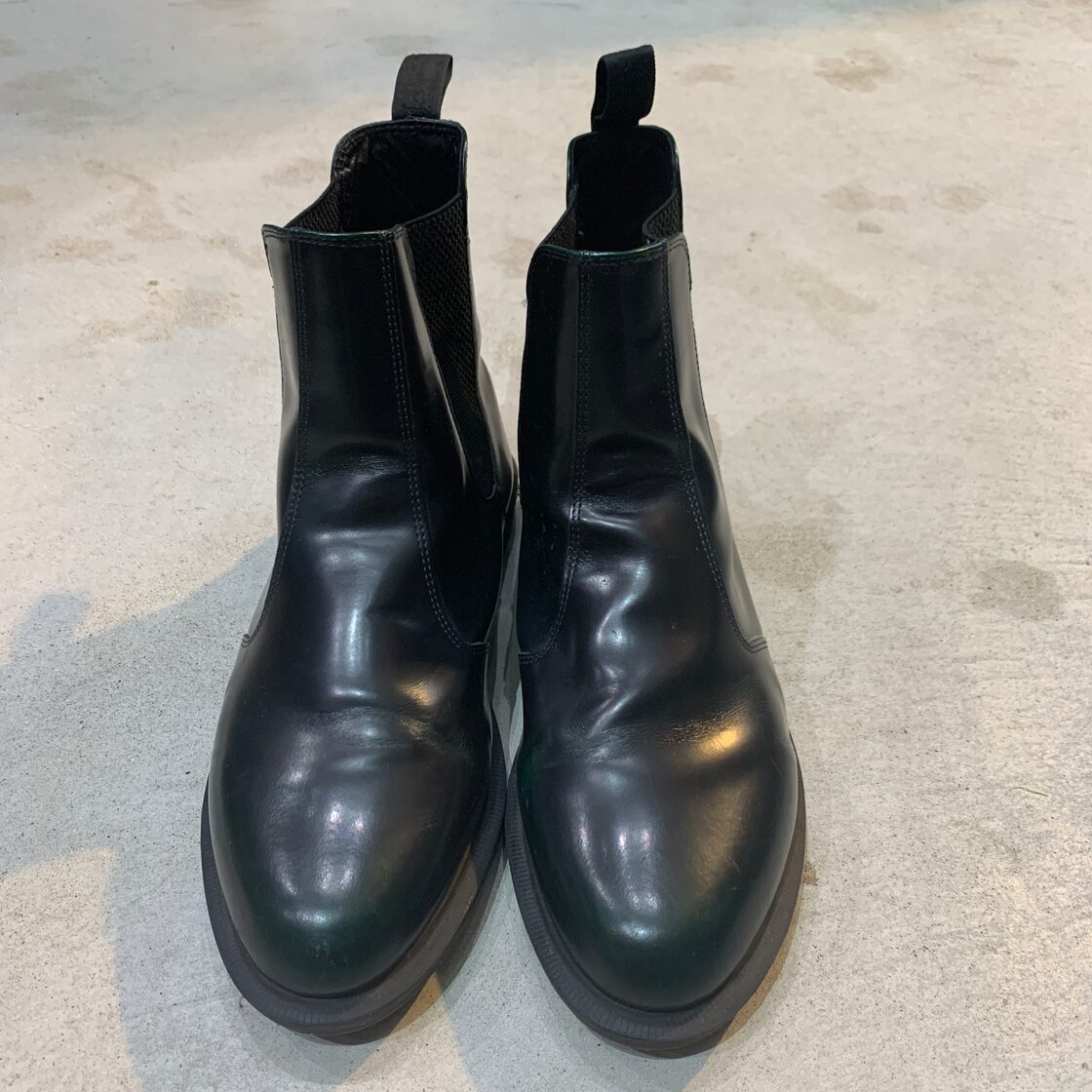 Dr.Martens フローラチェルシーブーツ サイドゴアブーツ ブラック | Pay ID 