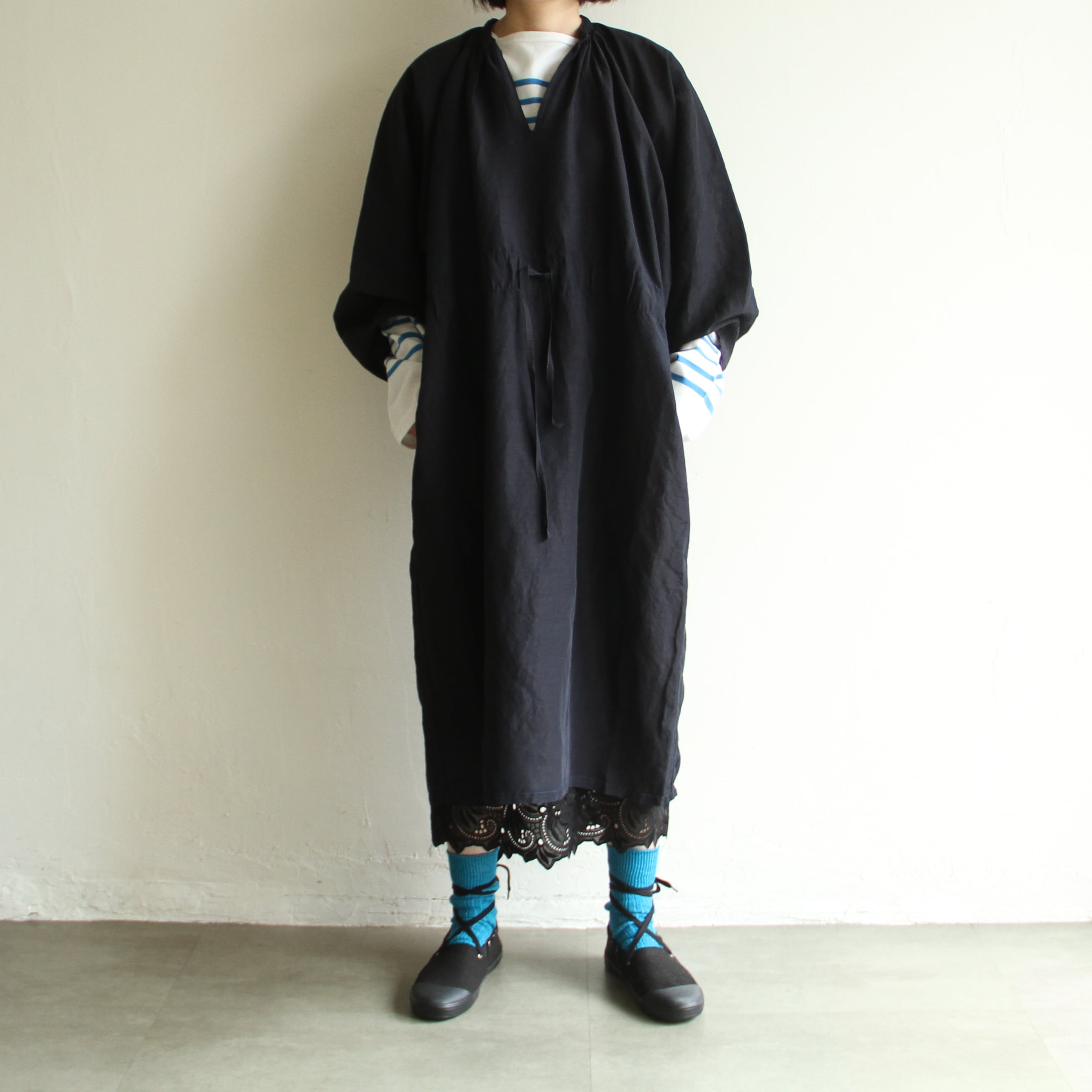 試着のみ！】 ROBE OSSES [BLACK INDIGO]
