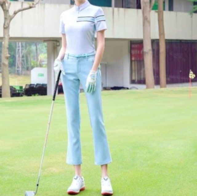 ゴルフウェア スポーツウェア シャツ レディース ガールズ ゴルフ スポーツ ポロシャツ 半袖 通気性 速乾性 Tシャツ スタンドカラー カジュアル