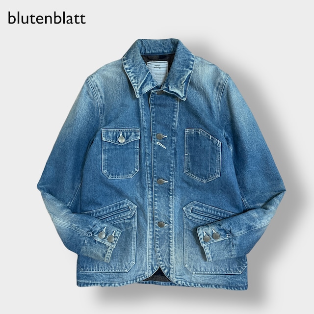 blutenblatt デニムジャケット カバーオール デニム 裏地ブランケット ブリューテンブラット ユニセックス アウター M 古着