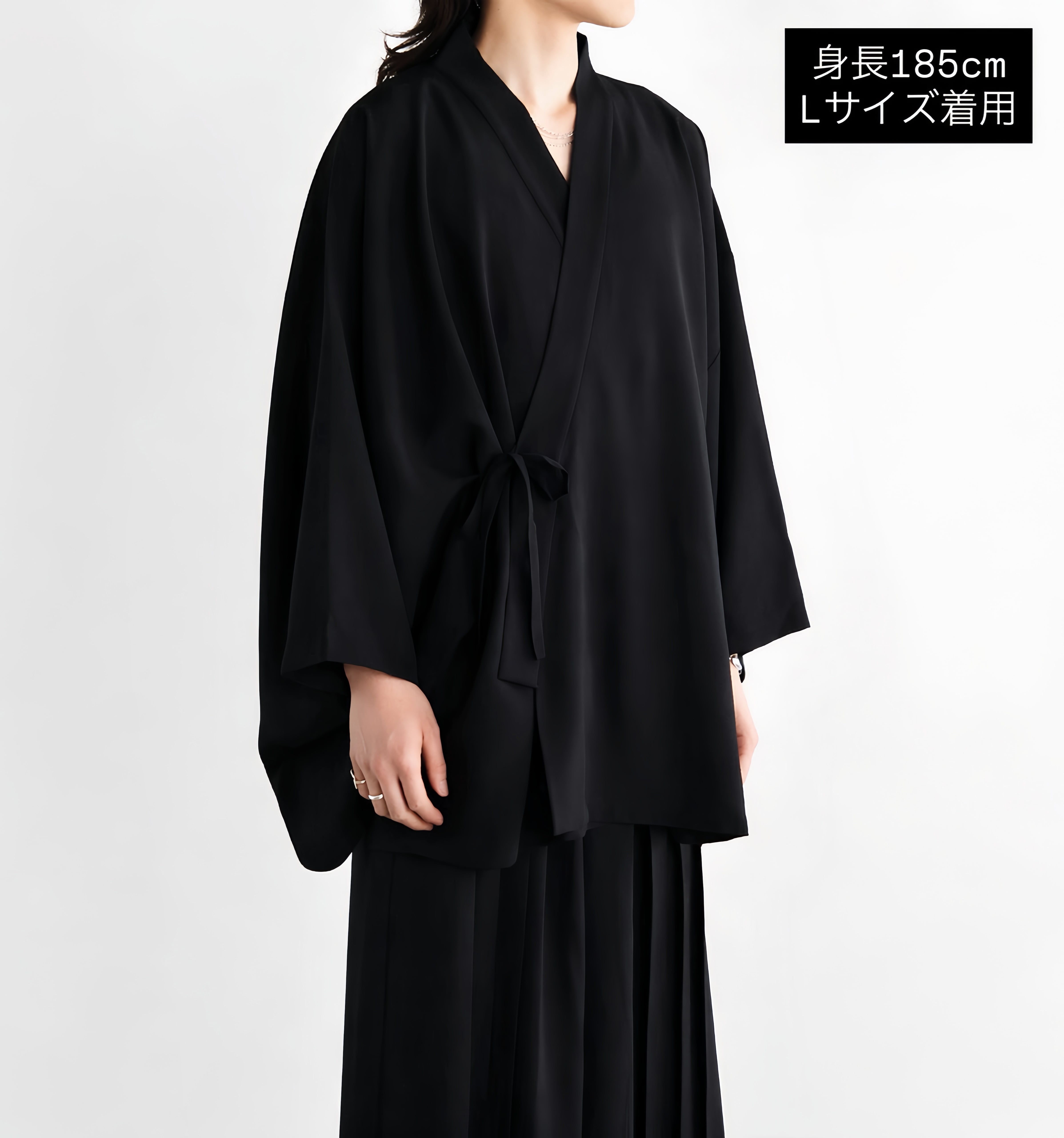 misamaruさま専用 半着物 ブラック | MISAMARU