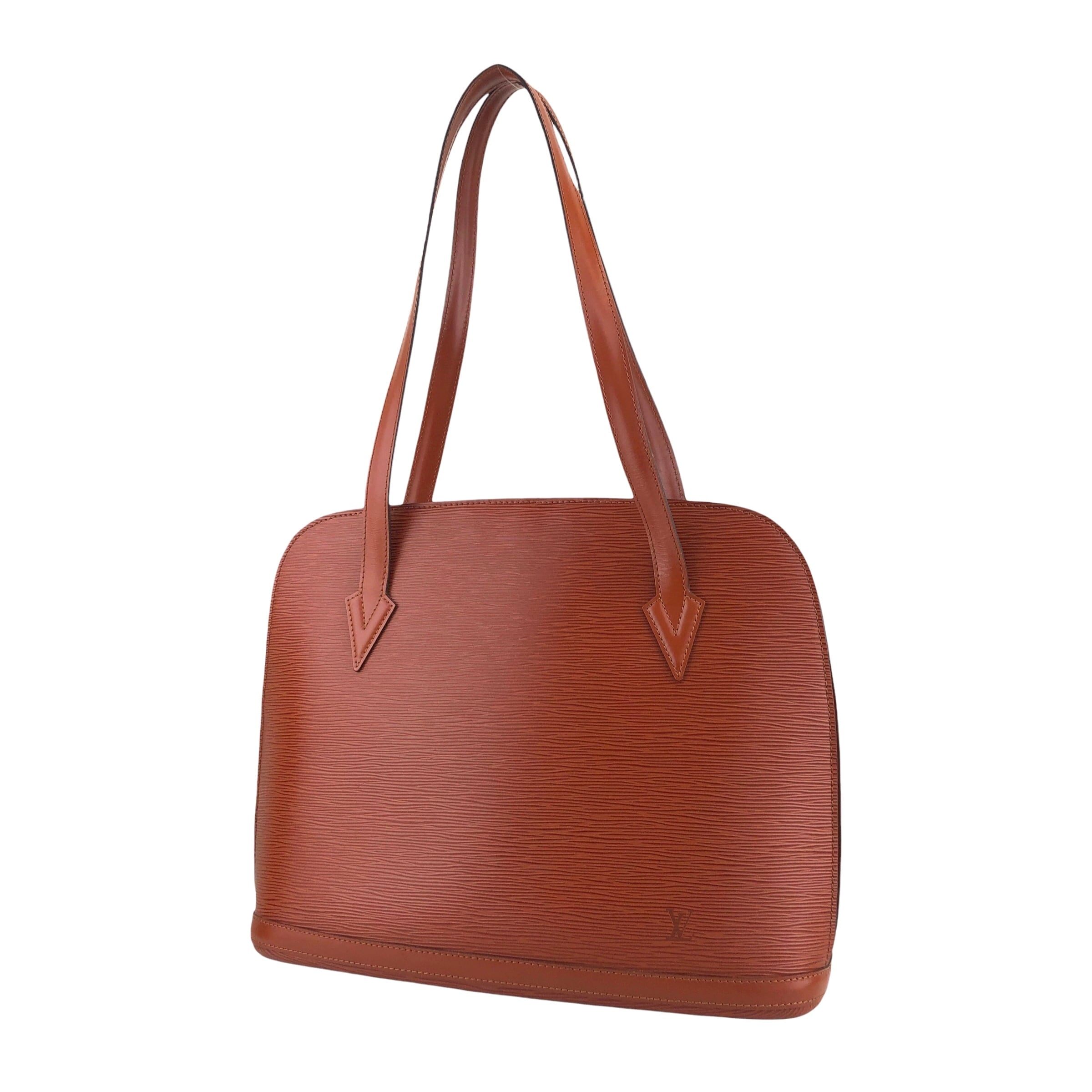 ち*ー様 レザー ブラウン トートバッグ エピ ルイヴィトン VUITTON LOUIS SA0999 茶 M52283 トートバッグ エピ ルイヴィトン バッグ